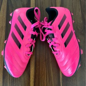 Adidas Kids Goletto VIII Soccer Cleats Neon Pink Sz 12C GUC